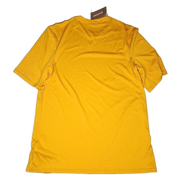 New NWT Patagonia Women's Yellow Capilene Baselayer Short sleeve shirt XS - Picture 2 of 8